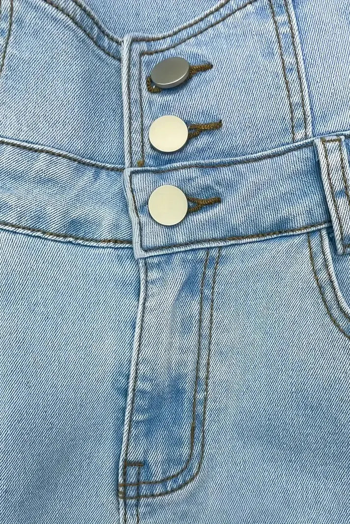 Casual High Waisted Ripped Elasticity Jeans