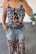 Women's Leopard-Panel Vest or Rhinestone Beaded Jeans