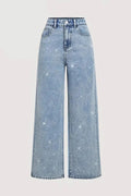 Women's Trendy Beaded Embellished Jeans