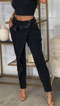 Women Patchwork Casual Pants