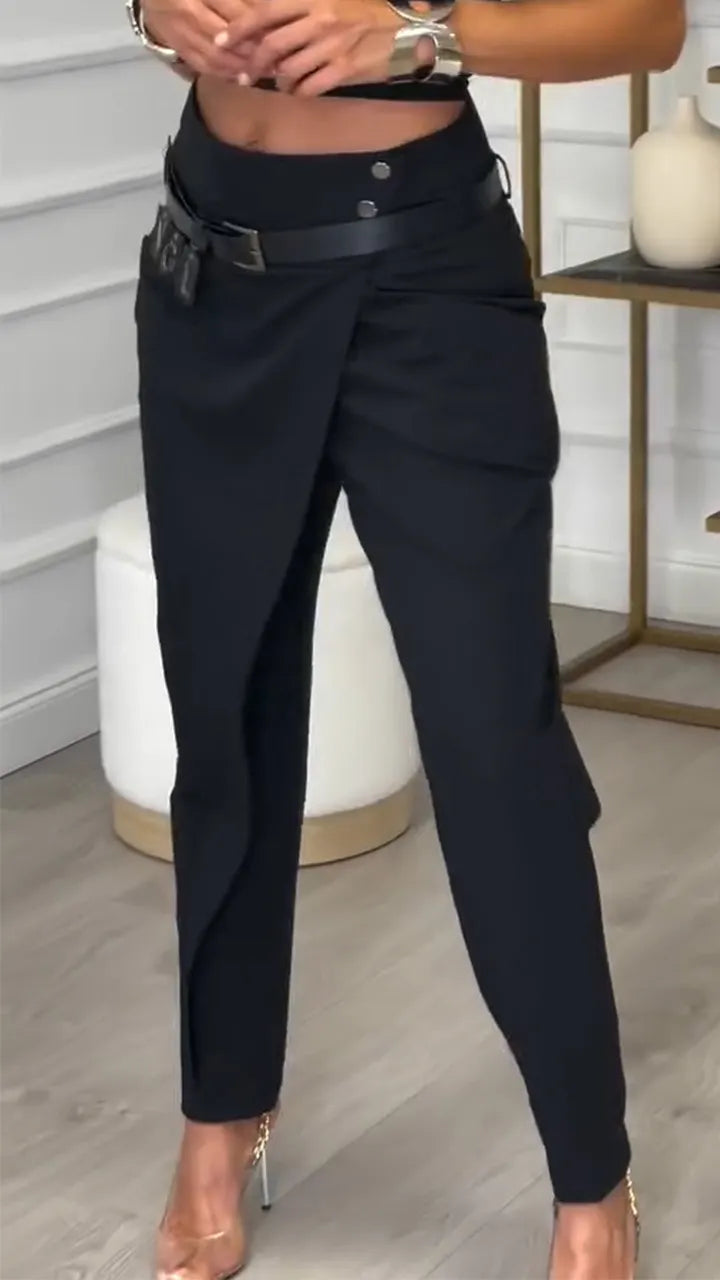Women Patchwork Casual Pants