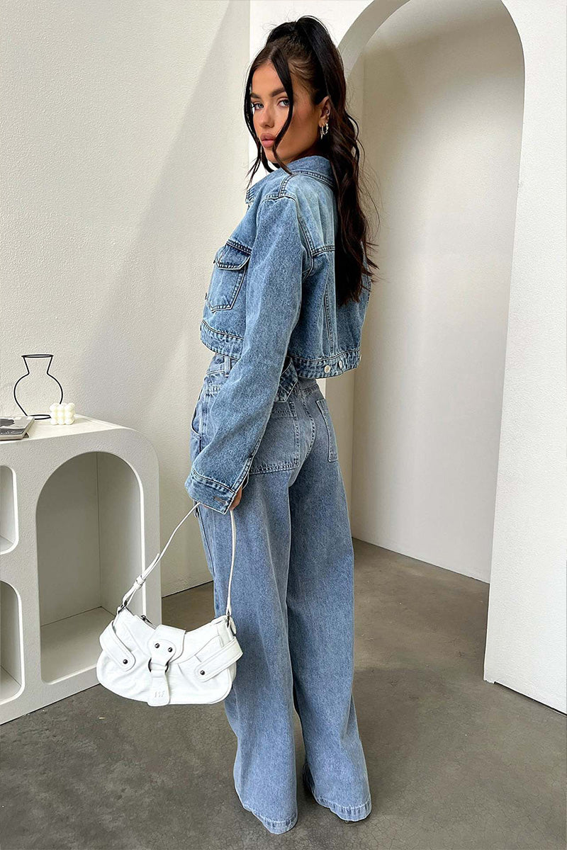 Women's Washable Denim Work Jeans