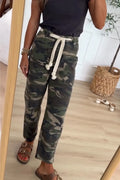 Women's Casual Camouflage Straight Leg Pants