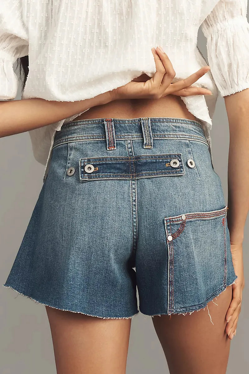 Ladies' Casual Best-Selling Cutting Workwear Denim Shorts