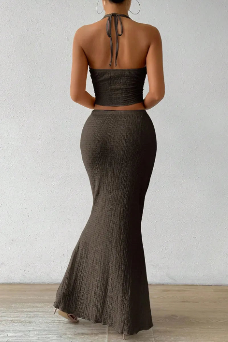Hot Selling Women's Casual Tops And Long Dresses