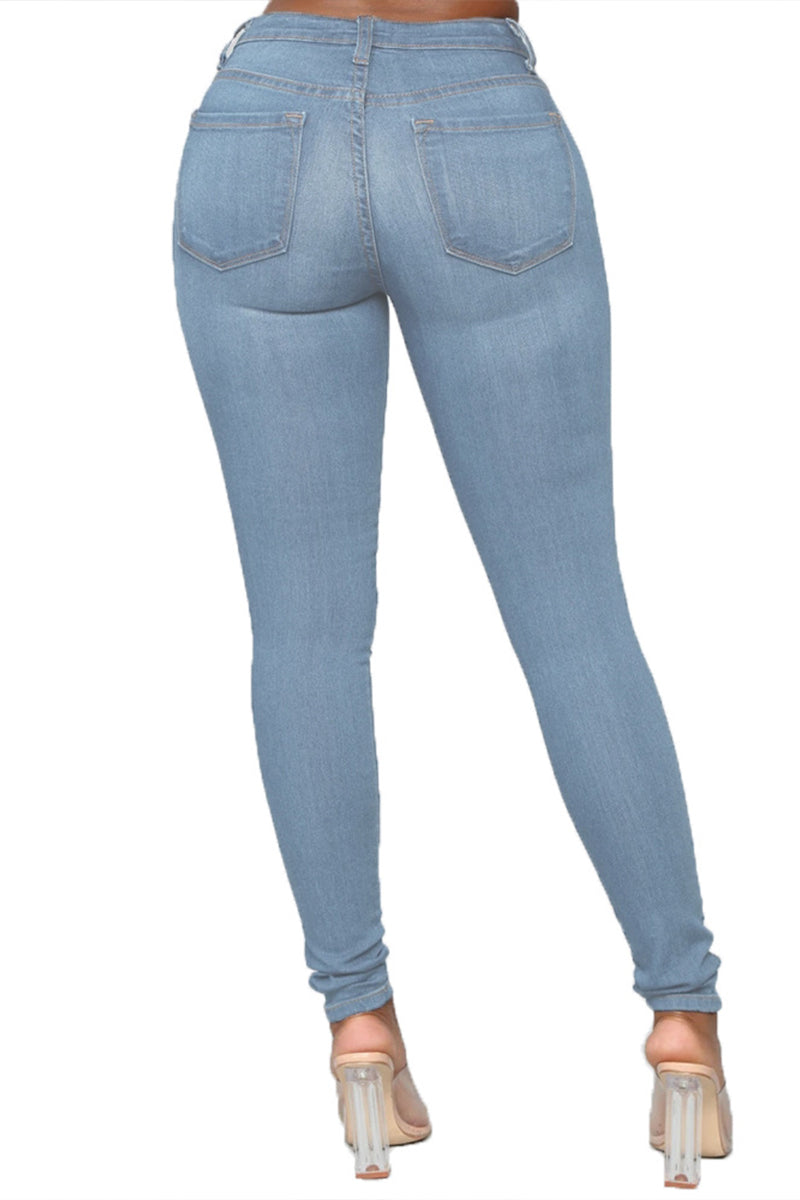 Women's Casual Versatile Slim Fit Jeans
