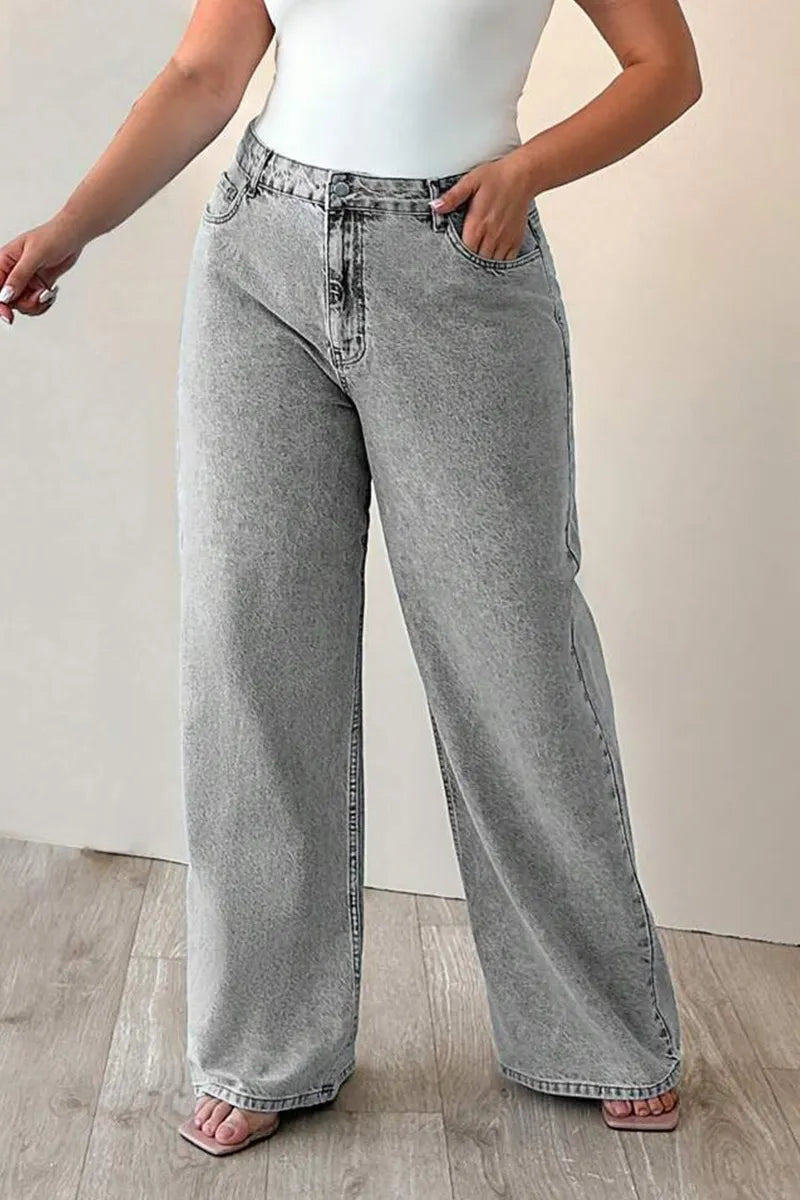 Ladies' Narrow Straight Cut Denim Jeans