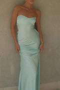 Women's Sexy Cutout Backless Bodycon Maxi Dress