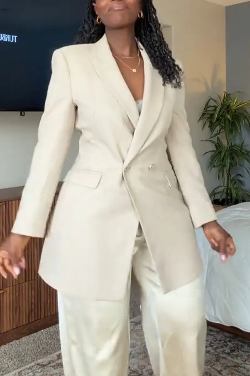 Women Collar Style Commuting Formal Jacket