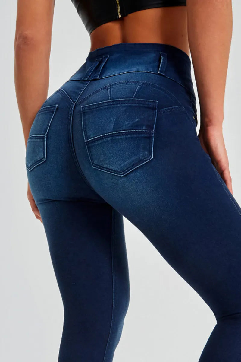 Women's High Waist Shaping Lift And Sculpt Jeans