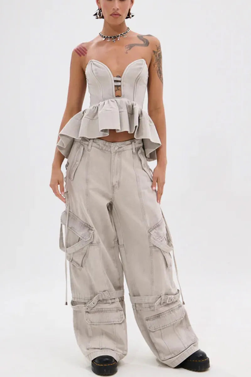 Hot selling women's casual tops or workwear pants