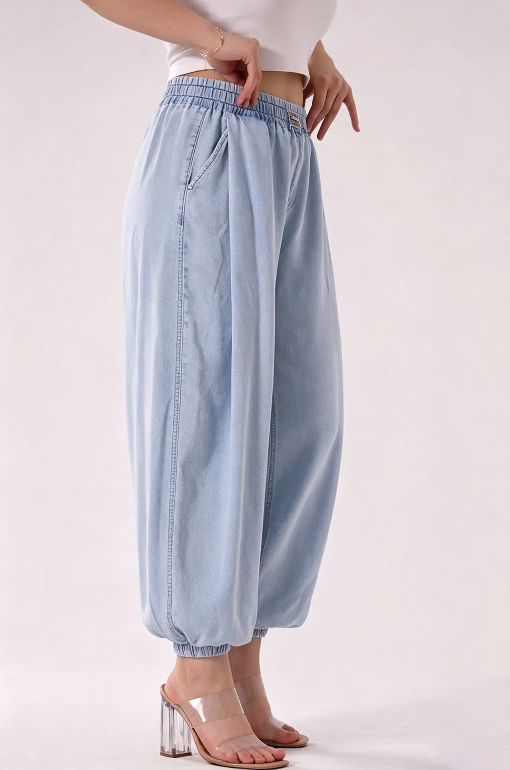 Women's Casual Comfortable Stretch Waist Jogger Jeans