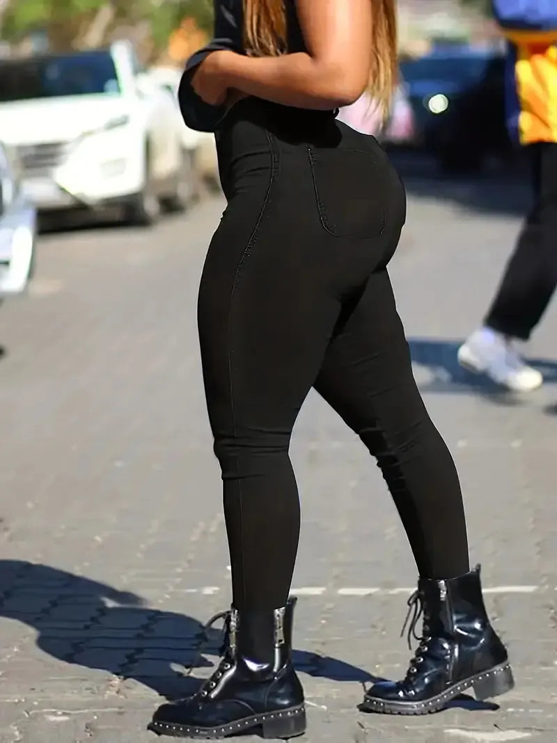 Casual High Rise Skinny Stretch Lifting Jeans