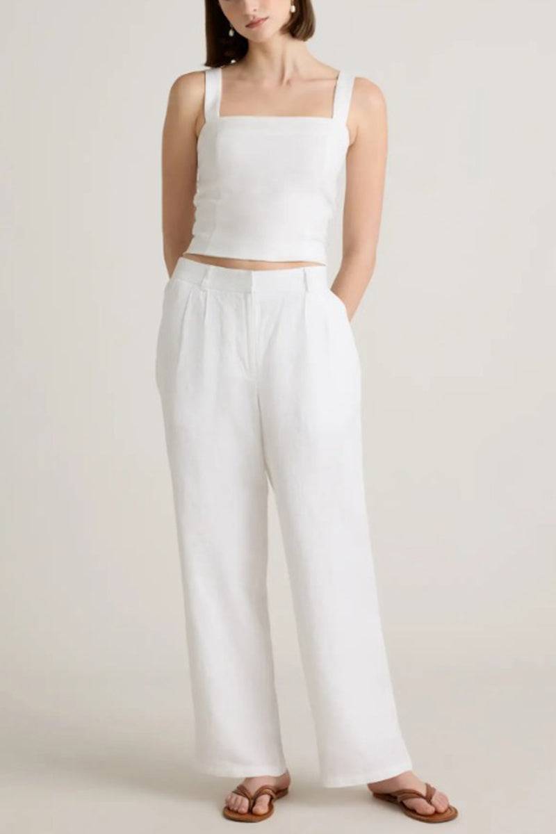 Women's Simple Commuter Comfortable Wide Leg Pants