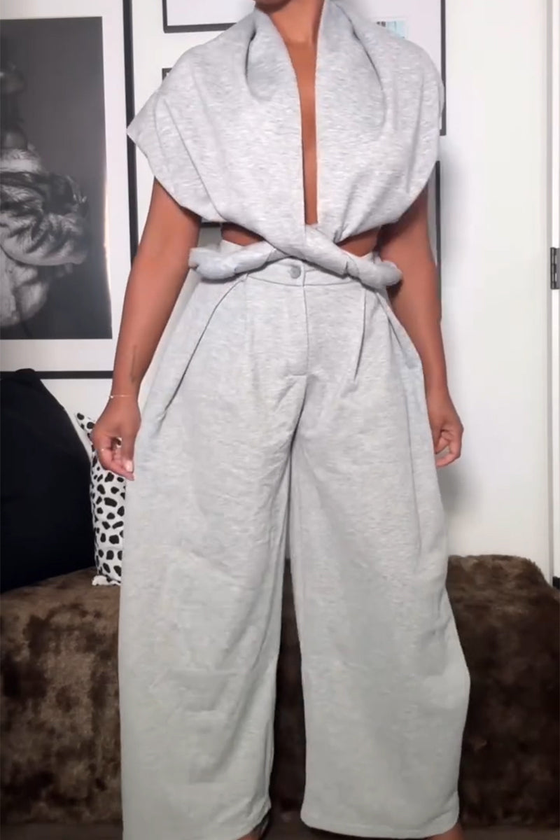 Women's Casual Multi-Way Top or Wide Leg Pants