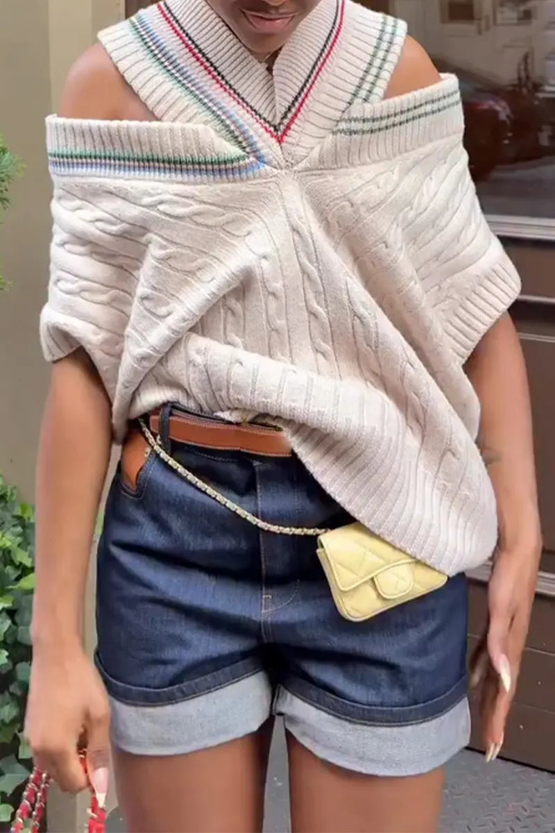 Women Elegant and Casual Knitted Sweater