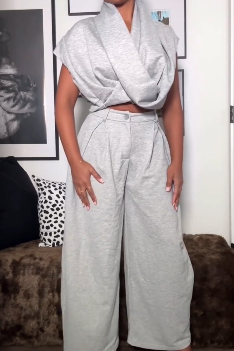 Women's Casual Multi-Way Top or Wide Leg Pants