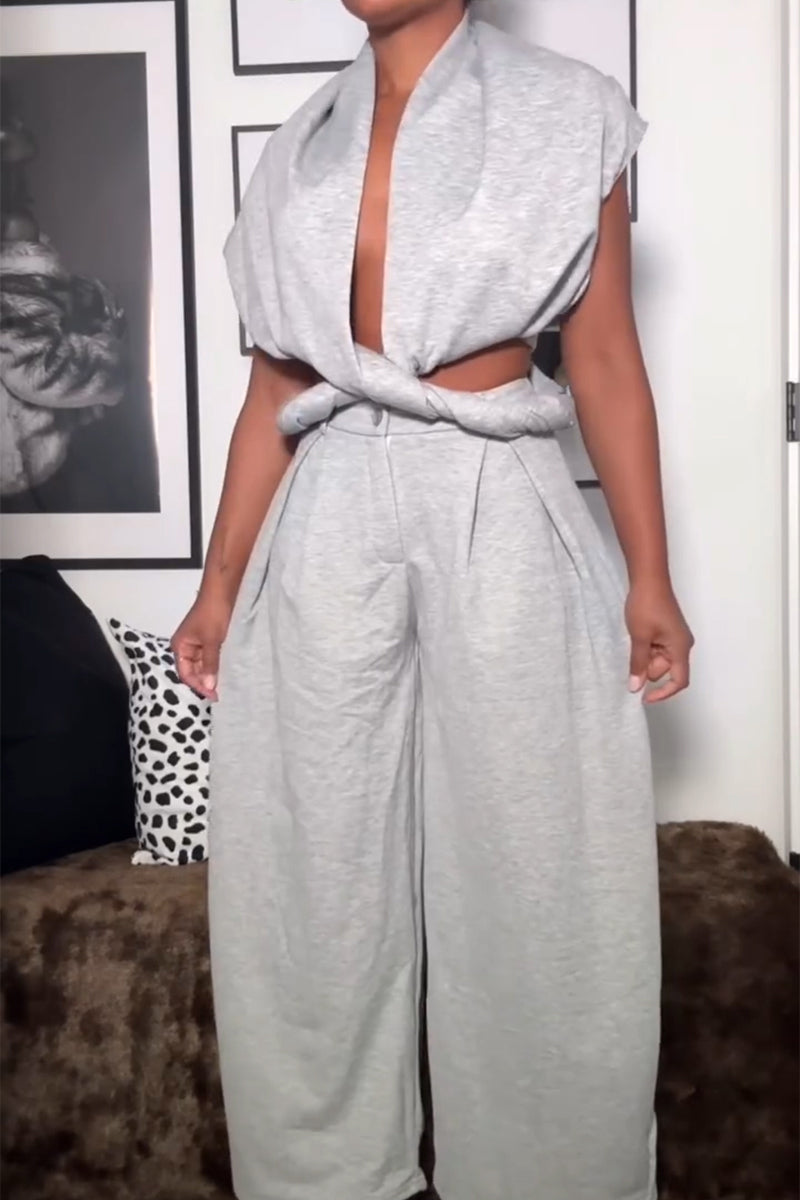 Women's Casual Multi-Way Top or Wide Leg Pants