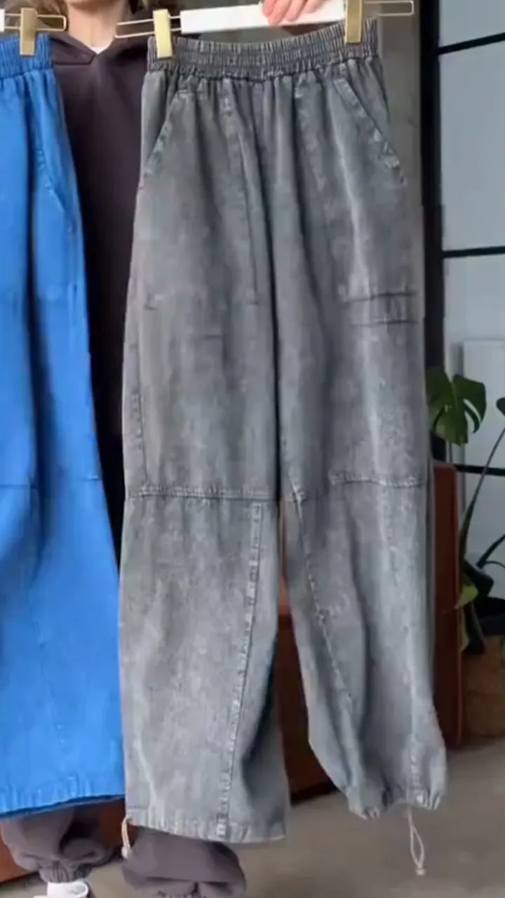 Ladies' Spliced Casual Pants