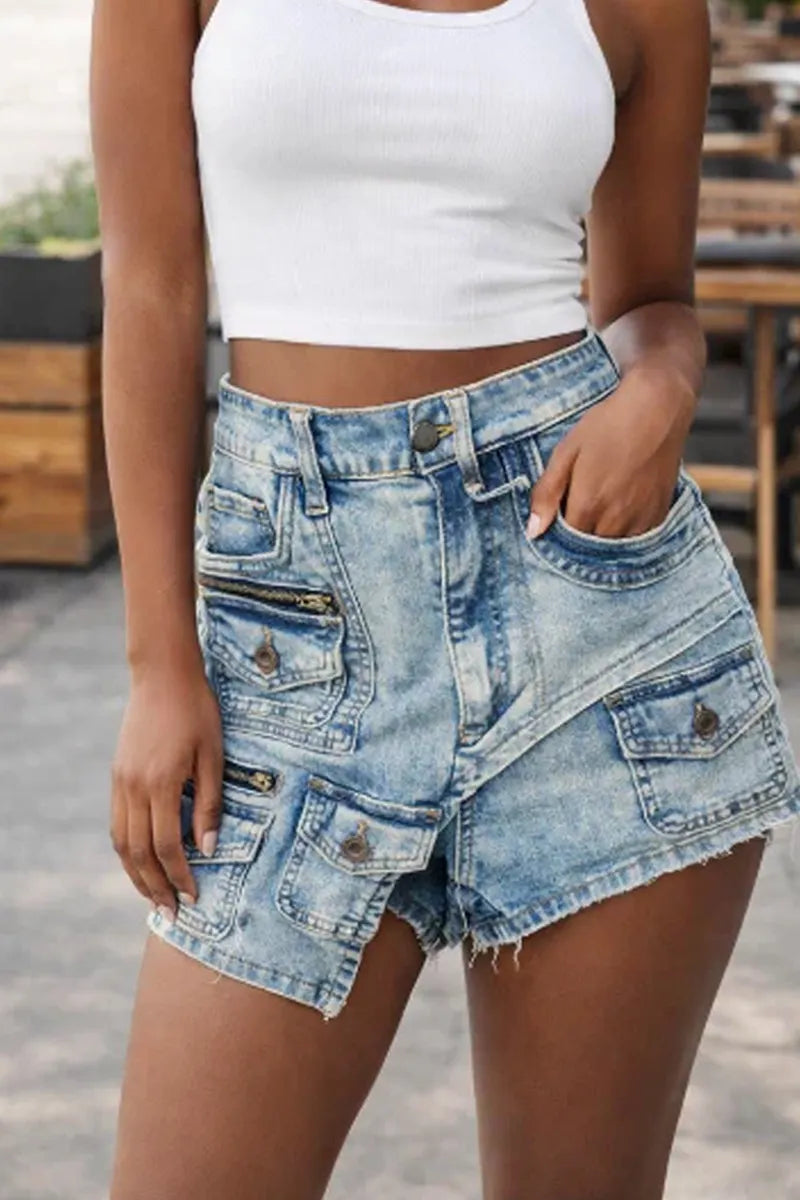 Ladies' Hot Selling Casual Denim Shorts