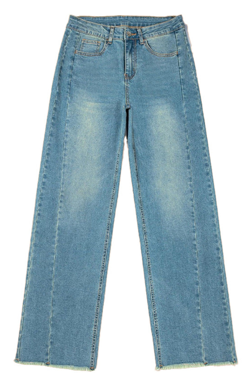 Women’s Mid-Rise Stretch Straight Jeans