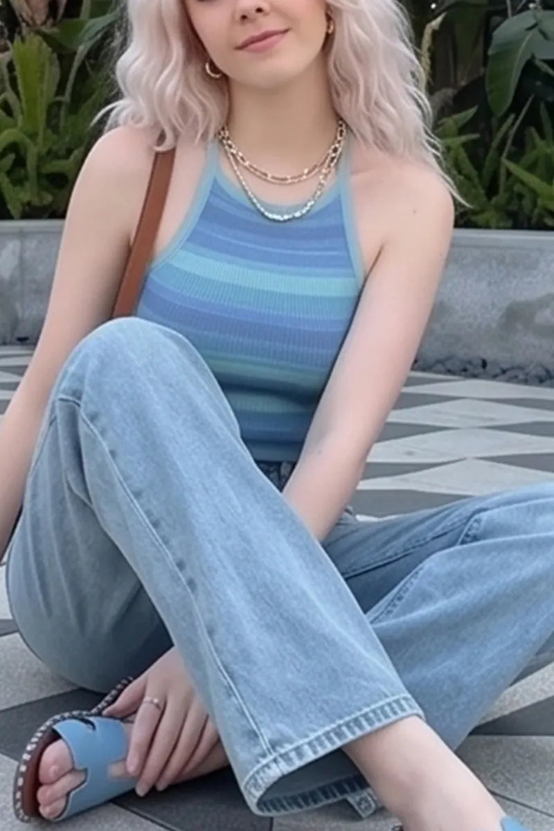 Women's Casual Wide Leg Jeans