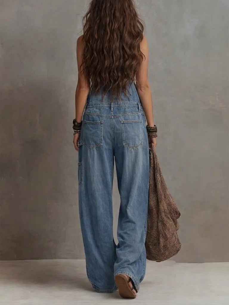 Casual & Comfortable Tencel Denim Jumpsuit