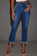 Women's Casual High-Waist Tailored Slim Jeans