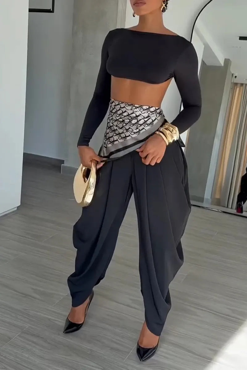 Women's Urban Casual Loose Silhouette Pants