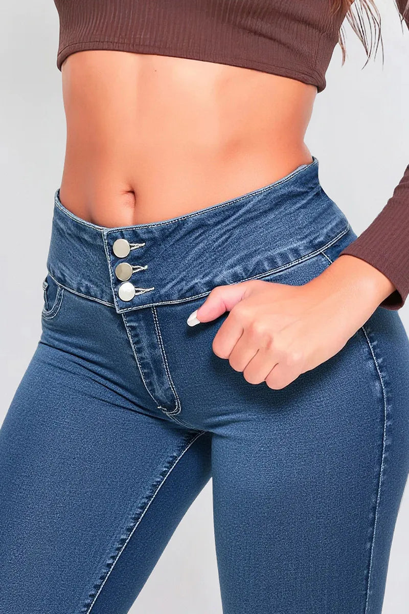 Women’s High-Waist Stretch Skinny Jeans