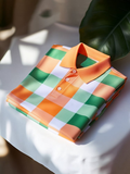 Men's Classic Business Logo Button Short Sleeve Polo Shirt